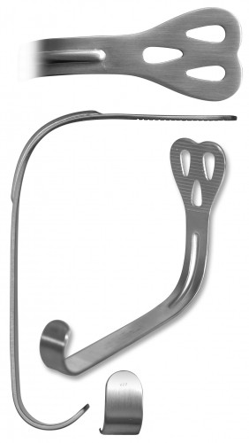 HSF 048-02 Wangenhalter/ Zungendrücker Wieder fig. 2 145 mm